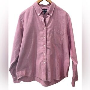 Lands End button down for boys. Pinkish in color. Size 16 regular. Like new!
